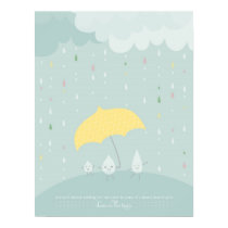 Rainy Day Inspirational Poster posters