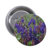 rainy flowers pin