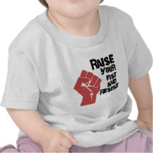 Raise your fist and resist t shirt