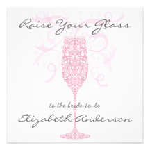 Raise Your Glass Invitation