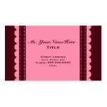 Raisin and Pink Business Card