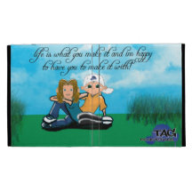 Ralphie and daphne iPad folio cover
