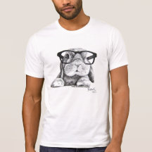Rambo the Hipster Bunny T Shirts