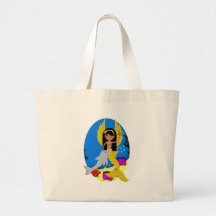 Ramla the Merfaery and Dolphin Tote Bag