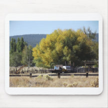 Ranch in Fall Mouse Pad