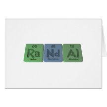 Randal  as Radium Neodymium Aluminium Cards