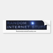 Random Internet Stuff Bumper Sticker