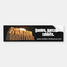 Random Irrelevance Bumper Sticker