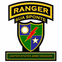 Ranger crest and tab - Sua Sponte Acrylic Cut Out