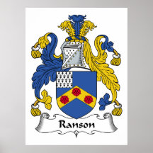 Ranson Family Crest Print