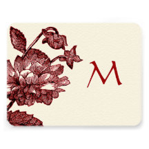 Ranunculus Rose Burgundy Modern Wedding Invite
