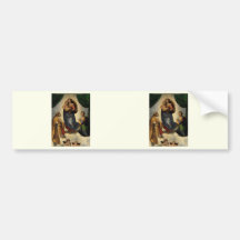 Raphael's Classic "Sistine Madonna" (circa 1513) Bumper Stickers