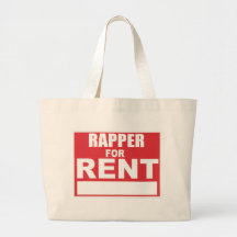 Rapper For rent Canvas Bag