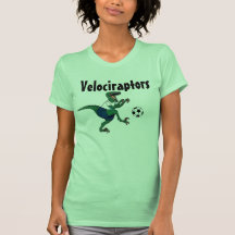 Raptor, soccer_ball, Velociraptors T-shirts