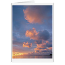 Rarotonga Sunrise Greeting Cards