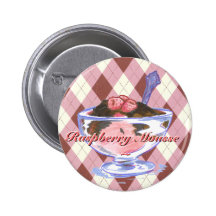 Raspberry Ice Cream Button