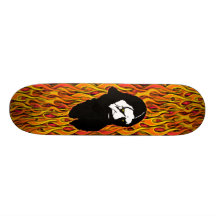 Rasputin-Flames Skate Board Deck