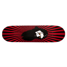 Rasputin -Red Burst Skate Deck