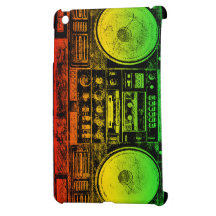 Rasta ghetto blaster iPad mini cover