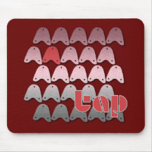 Rat-a-tat Taps Mousepads