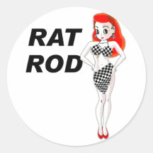 Rat Rod Sticker