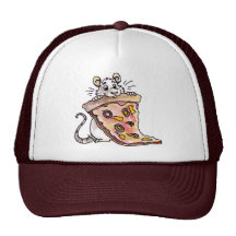 Rat with Pizza Hat