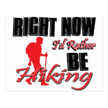 Rather be Hiking Postcard