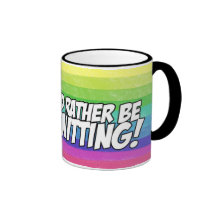 rather be knitting sheep mug