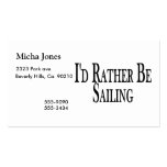 Rather Be Sailing Business Card Template