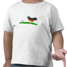 Ravaged Robin T-shirts