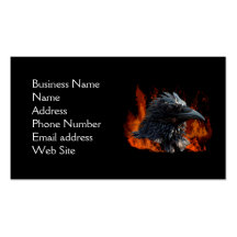 Raven Flames Business Card