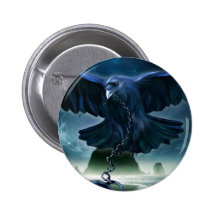 Raven Love Pin