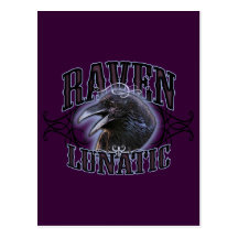 Raven Lunatic Post Cards