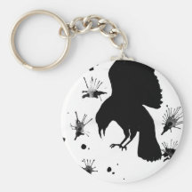 Raven Nevermore Key Chain