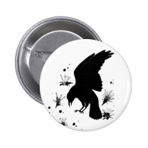 Raven Nevermore Pins