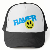 Raver Smilie - DJ Clubbing Rave Party Music hats
