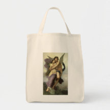 Ravishment by Bouguereau, Vintage Victorian Art Canvas Bag