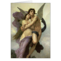Ravishment by Bouguereau, Vintage Victorian Art Greeting Cards