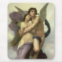 Ravishment by Bouguereau, Vintage Victorian Art Mousepads