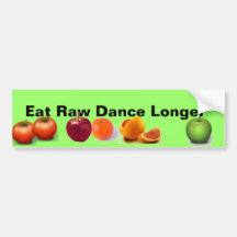 Raw Foodf ruit bumper sticker