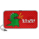 RAWR Dino - customisable! (small) PC Speakers