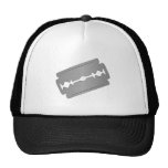 Razor Blade on a cap Mesh Hats