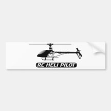 RC Helicopter Pilot Bumper Sticker
