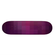 Re-Created Coloured Squares Custom Skate Board