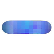 Re-Created Coloured Squares Skateboards