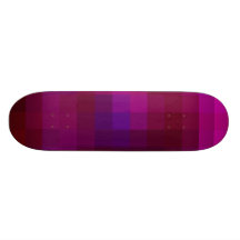Re-Created Coloured Squares Skateboards