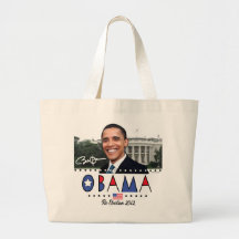 Re-Elect President Obama Election 2012 Gear Canvas Bags