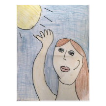 Reach for the Sun postcard