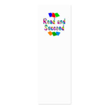 Read and Succeed BOOKMARK Business Card Templates