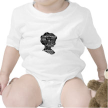 Read Jane Austen Cameo Baby Bodysuit